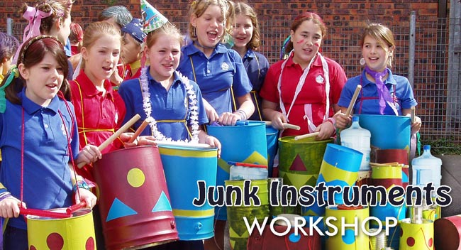 Recycled Junk Instruments Workshop